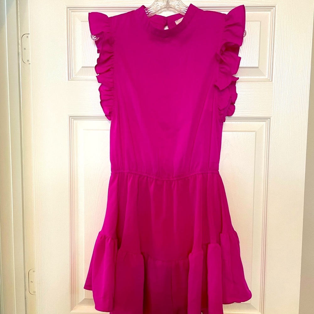 NWT Women’s Impeccable Pig dress, large, magenta color